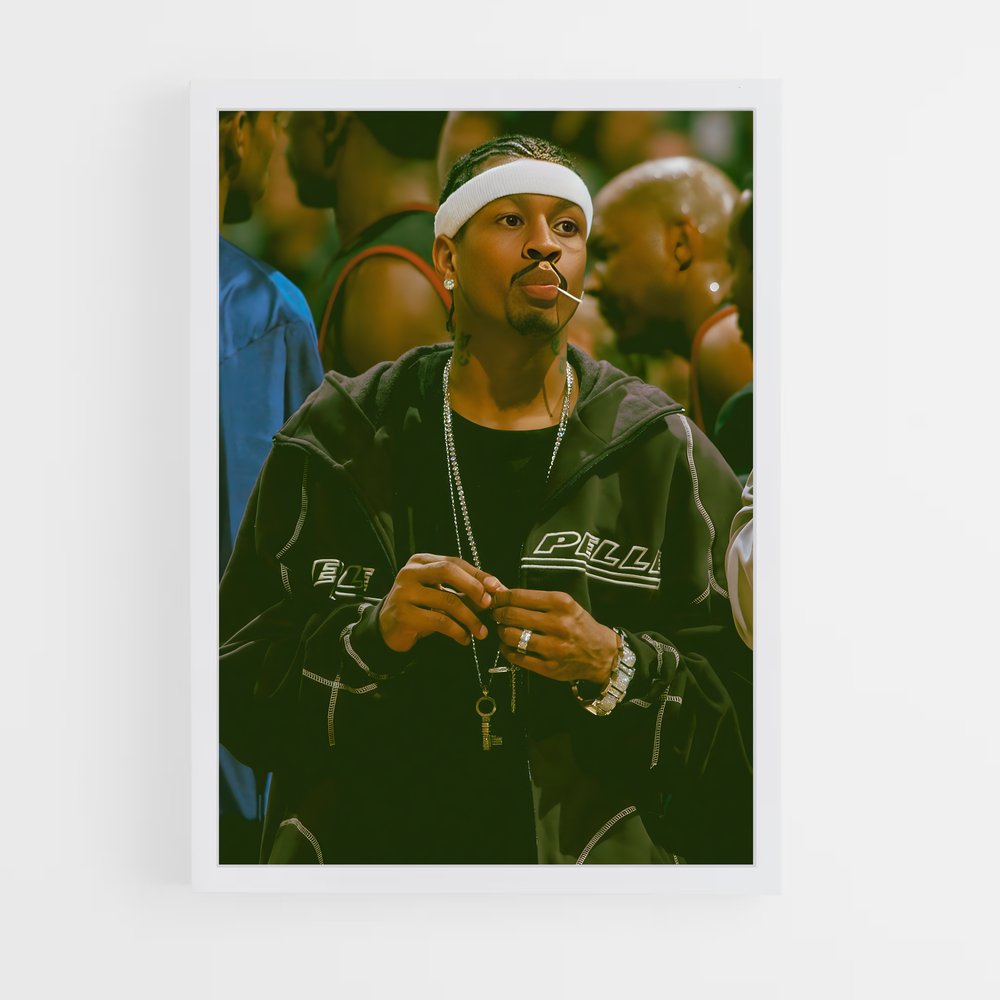 Poster L'Attitude Allen – affiche Basketball (vue 3)